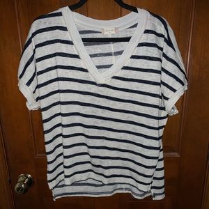 Altar’d State Dark Blue and White Top.